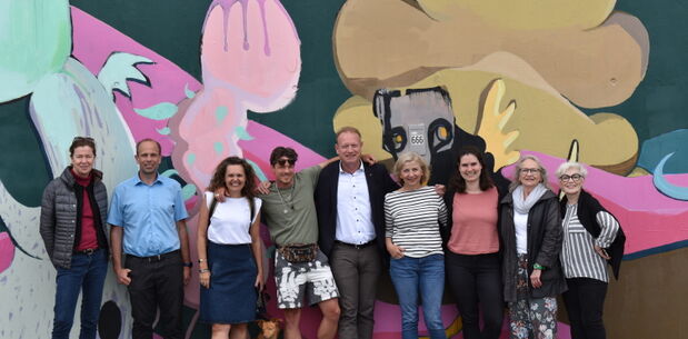 Kunstwerk am Burgbergkreisel